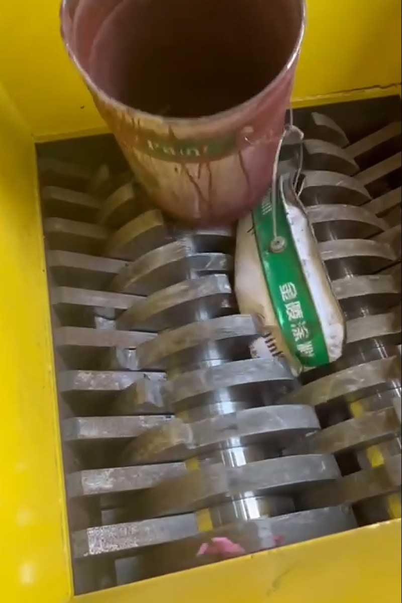 double shaft shredder