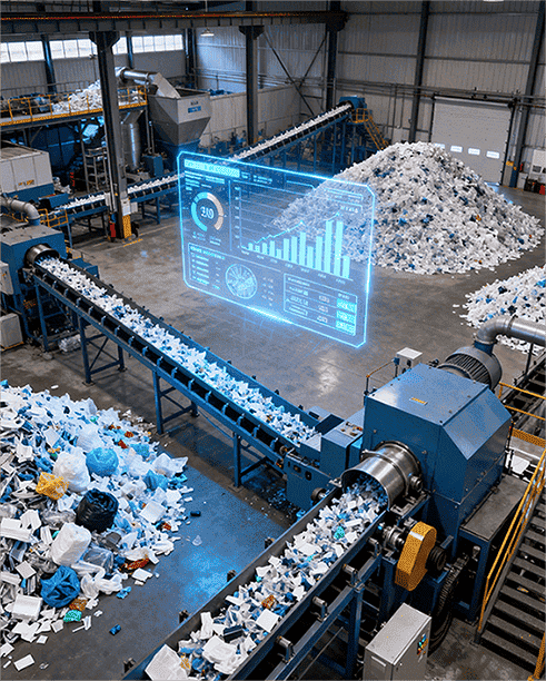Aufbau einer hochprofitablen Kunststoffrecyclinganlage Wie man das Granuliersystem wissenschaftlich abstimmt？